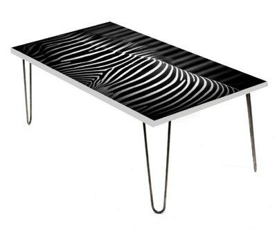 Lincoln Park, coffee table, LAMOU design, hairpin legs